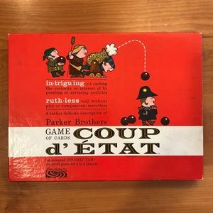*Vintage* “Coup d’Etat” card game